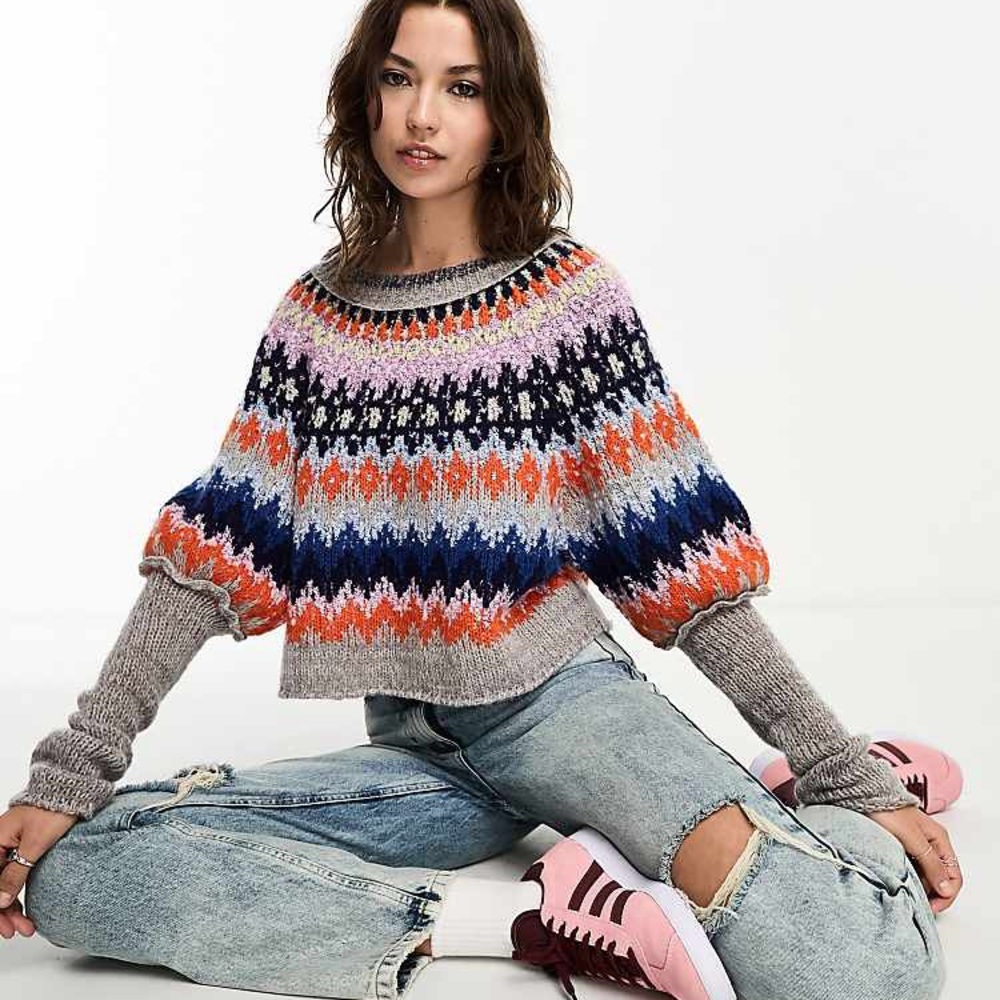 🔸NWOT🔸Free People Home for the Holidays Sweater - Picture 10 of 13